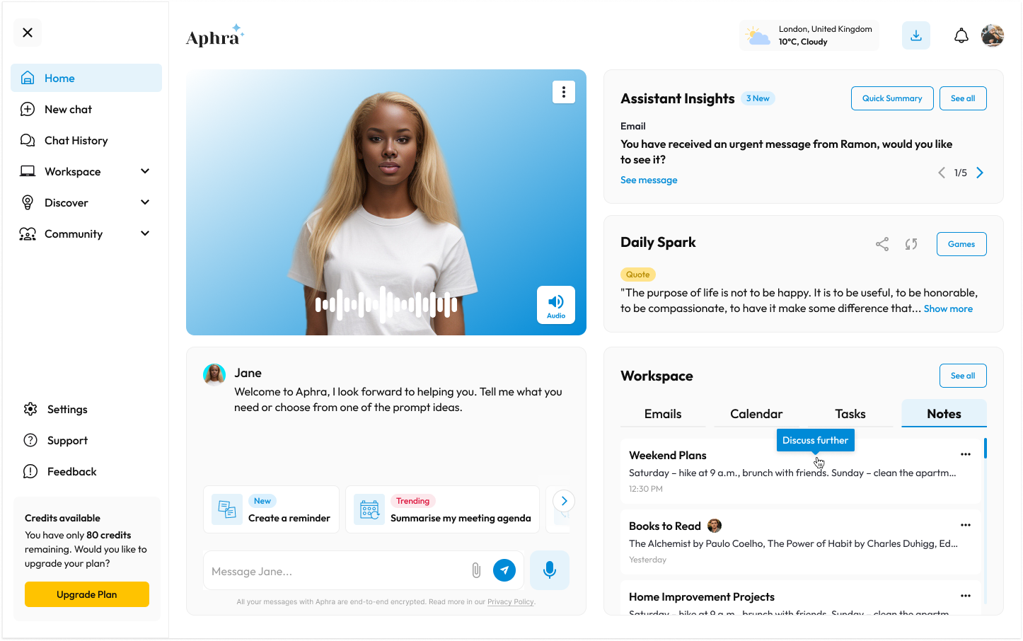 Aphra is the only all-in-one AI email manager