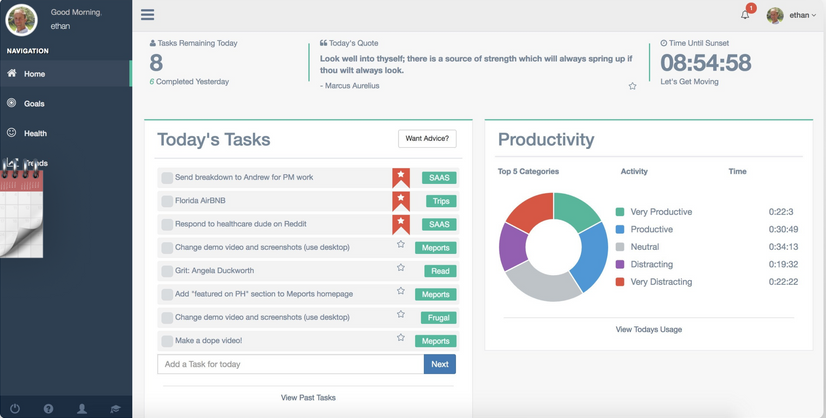 Superhuman AI email management dashboard